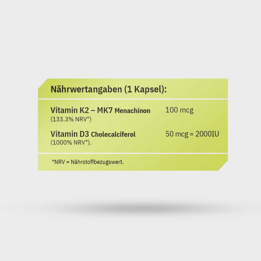 Vitamin D3K2 - StretchFit™ 60 Kapseln