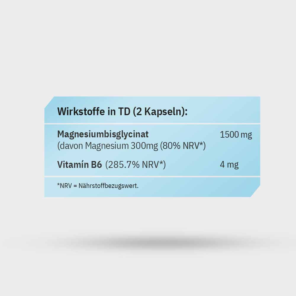 Chelat-Magnesium + B6 - StretchFit™ 120 Kapseln