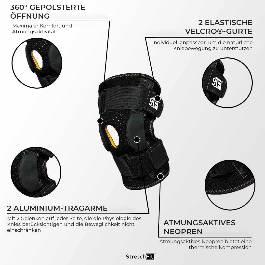 beste_Kniestutze_kneeflex_premium_kniebandage_Beschreibung_der_Vorteile